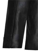 Cargar imagen en el visor de la galería, JOHNNY DEPP Black Leather Jacket