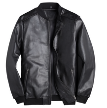 Load image into Gallery viewer, Men's Genuine Leather Slim Fit Jacket