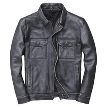 Load image into Gallery viewer, Men's Genuine Leather Jacket