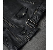 Afbeelding in Gallery-weergave laden, Harley's Premium Cowhide Leather Motorcycle Jacket
