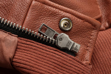 Cargar imagen en el visor de la galería, Men's Brown Genuine Leather Slim Fit Jacket