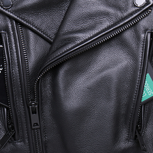 Lataa kuva Galleria-katseluun, Premium Leather Fashion Jacket