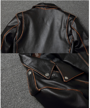 Afbeelding in Gallery-weergave laden, Harley's Premium Cowhide Leather Motorcycle Jacket