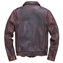 Load image into Gallery viewer, Men's Genuine Leather Jacket
