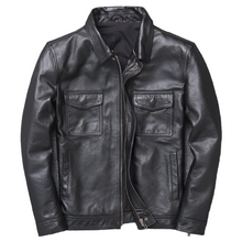 Load image into Gallery viewer, Men's Genuine Leather Jacket