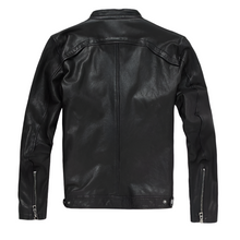 Lataa kuva Galleria-katseluun, Men's Genuine Goatskin Leather Jacket