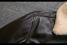 Lataa kuva Galleria-katseluun, Men's Genuine Leather Motor Cycle Jacket