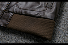 Lataa kuva Galleria-katseluun, Men's Genuine Leather Motor Cycle Jacket