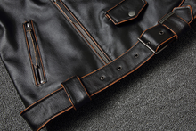 Afbeelding in Gallery-weergave laden, Harley's Premium Cowhide Leather Motorcycle Jacket