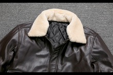 Lataa kuva Galleria-katseluun, Men's Genuine Leather Motor Cycle Jacket
