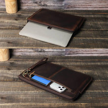 Cargar imagen en el visor de la galería, Genuine Leather Laptop Bag