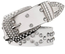 Cargar imagen en el visor de la galería, Fashion rhinestone genuine leather belts for women Luxury belt