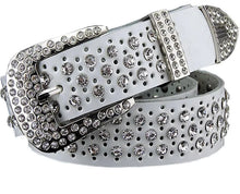 Cargar imagen en el visor de la galería, Genuine Leather Belts For Women Luxury Pin Buckle Belts Rivets