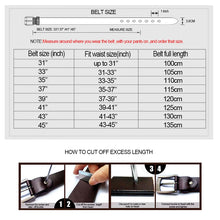 Cargar imagen en el visor de la galería, Cowhide Genuine Leather Belts For Men