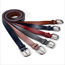 Cargar imagen en el visor de la galería, Leather Belts for Women Fashion Pin Buckle