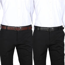 Cargar imagen en el visor de la galería, Men Genuine Leather Belt Reversible Buckle