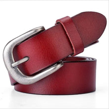 Cargar imagen en el visor de la galería, Leather Belts for Women Fashion Pin Buckle