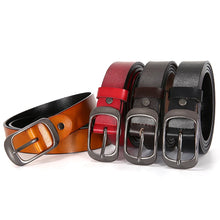 Cargar imagen en el visor de la galería, Ladies Luxury PU Belt Denim Strap Casual Adjustable