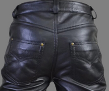 Afbeelding in Gallery-weergave laden, Men's Genuine Leather Trouser Pants