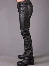 Afbeelding in Gallery-weergave laden, Men's Genuine Leather Trouser Pants