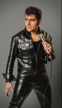 Cargar imagen en el visor de la galería, Elvis Black Leather Pants