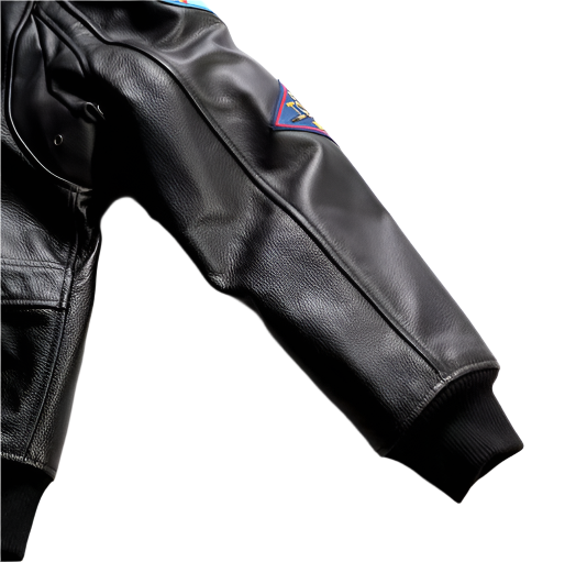 Schwarze Premium-Leder-Brando-Bikerjacke für Herren