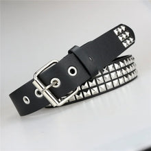 Cargar imagen en el visor de la galería, Square Bead Rivet Belt Pyramid For Men and Women Punk