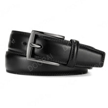 Cargar imagen en el visor de la galería, Men's High Quality Genuine Leather Pin Buckle Belts