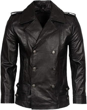 Load image into Gallery viewer, Men's Leather Double Breasted Jacket