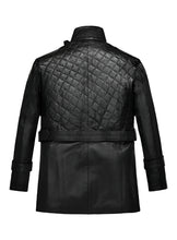 Carica l'immagine nel visualizzatore di Gallery, VICTORIA BECKHAM Black Leather Coat Jacket
