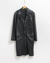 Load image into Gallery viewer, Leather Trench Coat For Men's