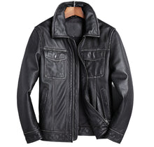 Carica l'immagine nel visualizzatore di Gallery, Men's Premium Cowhide Leather Jacket
