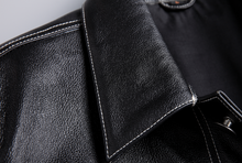 Carica l'immagine nel visualizzatore di Gallery, Men's Premium Cowhide Leather Jacket