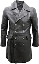 Load image into Gallery viewer, Men's Leather Double Breasted Coat Jacket