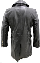 Load image into Gallery viewer, Men's Leather Double Breasted Coat Jacket