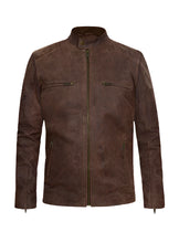Load image into Gallery viewer, CHRIS EVANS Vintage Nubuck Leather Jacket