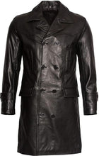 Load image into Gallery viewer, Men's Leather Double Breasted Coat