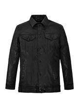 Load image into Gallery viewer, TOM HOLLAND Black Leather Jacket