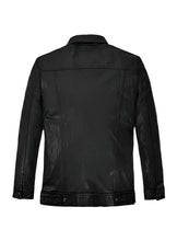 Load image into Gallery viewer, TOM HOLLAND Black Leather Jacket