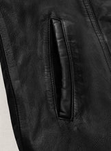 Load image into Gallery viewer, TOM HOLLAND Black Leather Jacket