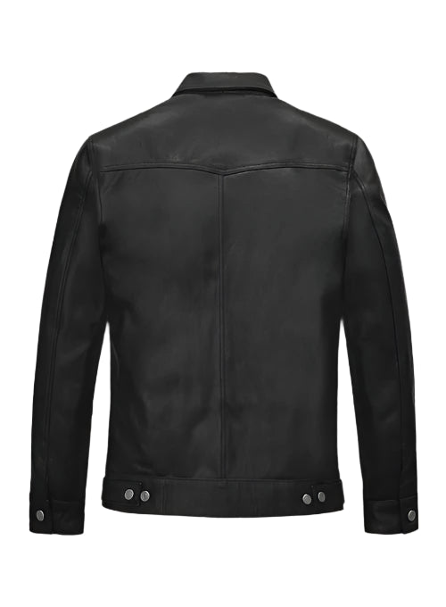 Veste en cuir véritable Elvis Presley