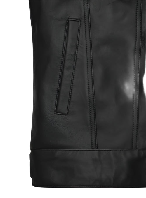 Veste en cuir véritable Elvis Presley