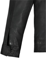 Afbeelding in Gallery-weergave laden, STEVE BURTON Black Leather Jacket