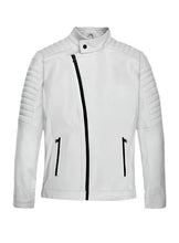 Afbeelding in Gallery-weergave laden, VIN DIESEL White Leather Jacket