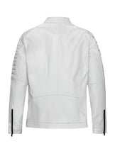 Afbeelding in Gallery-weergave laden, VIN DIESEL White Leather Jacket