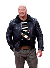 Cargar imagen en el visor de la galería, DWAYNE JOHNSON Leather Jacket