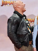 Cargar imagen en el visor de la galería, DWAYNE JOHNSON Leather Jacket