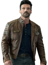 Cargar imagen en el visor de la galería, FRANK GRILLO Brown Leather Jacket