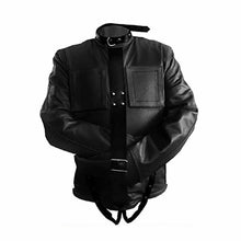 Afbeelding in Gallery-weergave laden, Genuine Leather Strait jacket Black