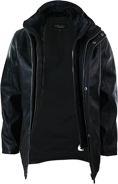 Blouson Biker Homme Noir Brando En Cuir Premium